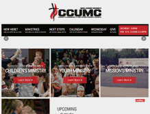 Tablet Screenshot of ccumc-joplin.org